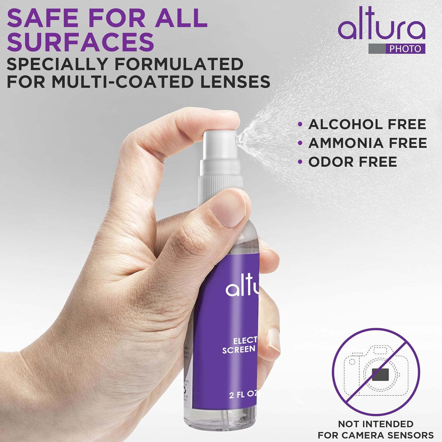 Altura Photo Professional Cleaning Kit for DSLR Cameras and Sensitive Electronics Bundle with 2oz Altura Photo Spray Lens and LCD Cleaner - Camera Accessories & Photography Accessories - Image 3